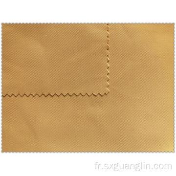 Tissu de sergé double coton polyester